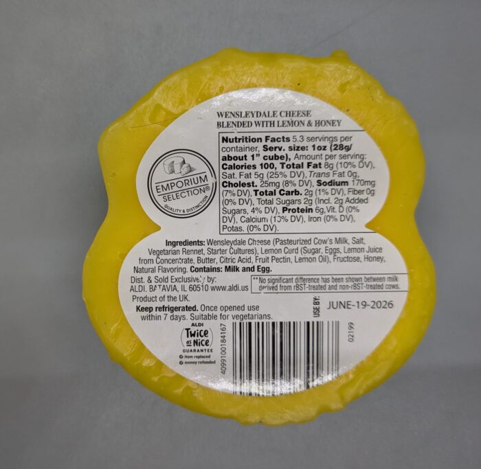 Emporium Selection Wensleydale with Lemons & Honey