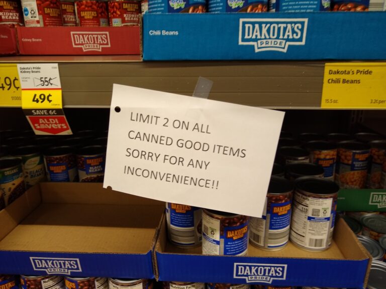 Looking Back: Photos from the Aldi COVID Rush of March 2020