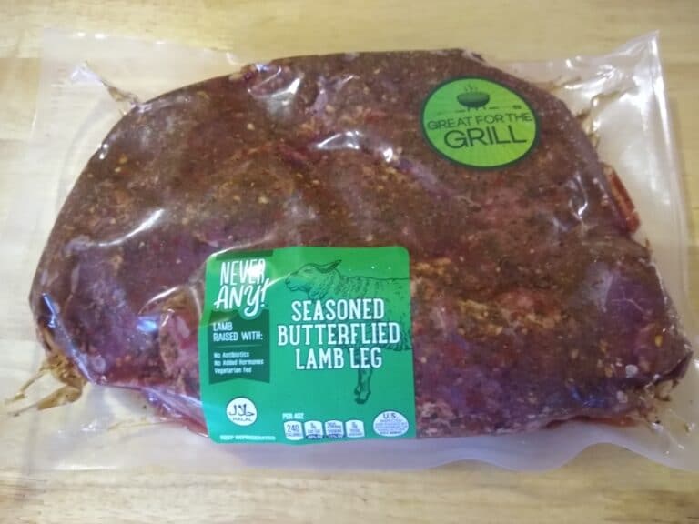 Never Any Seasoned Butterflied Lamb Leg