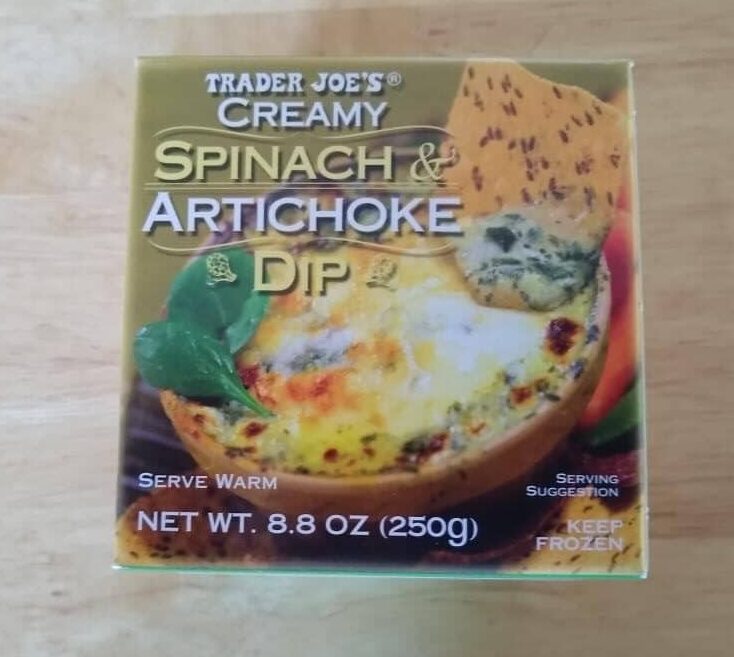 Trader Joe’s Creamy Spinach and Artichoke Dip 1