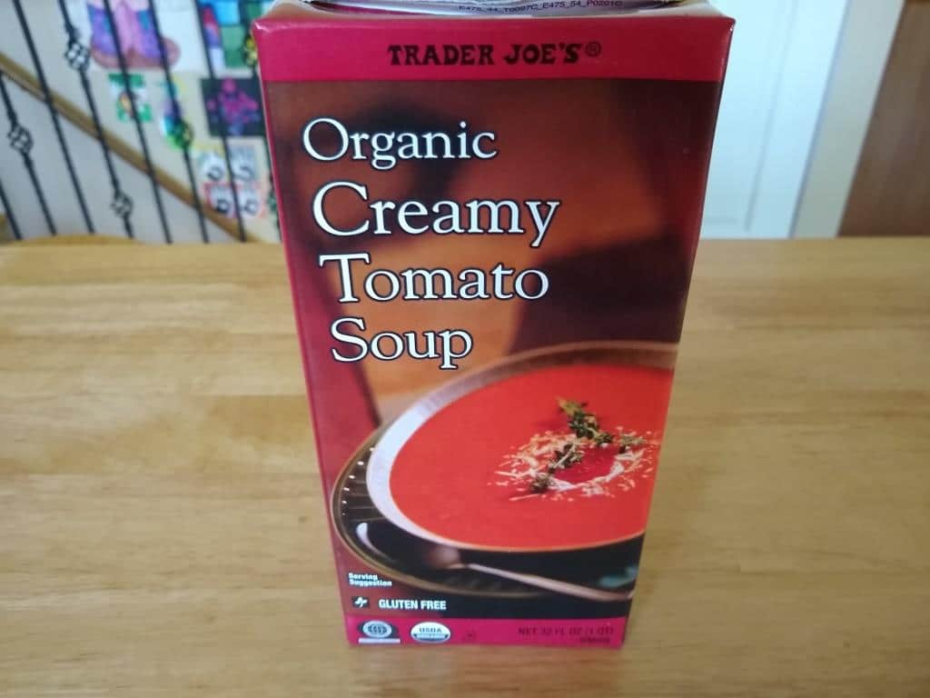 Trader Joe’s Organic Creamy Tomato Soup 1
