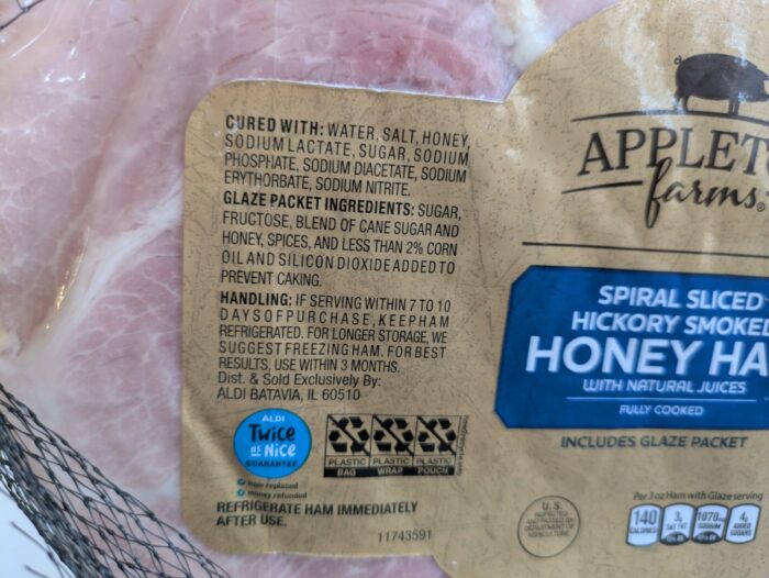Appleton Farms Spiral Sliced Hickory Smoked Honey Ham
