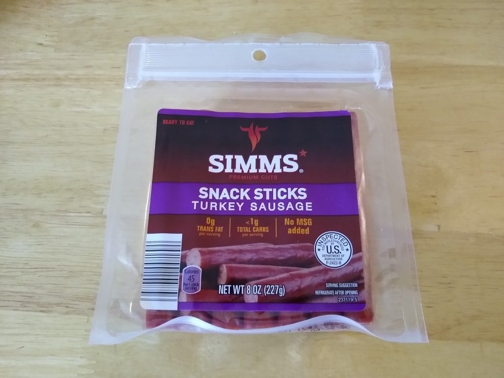 Simms Turkey Sausage Snack Sticks