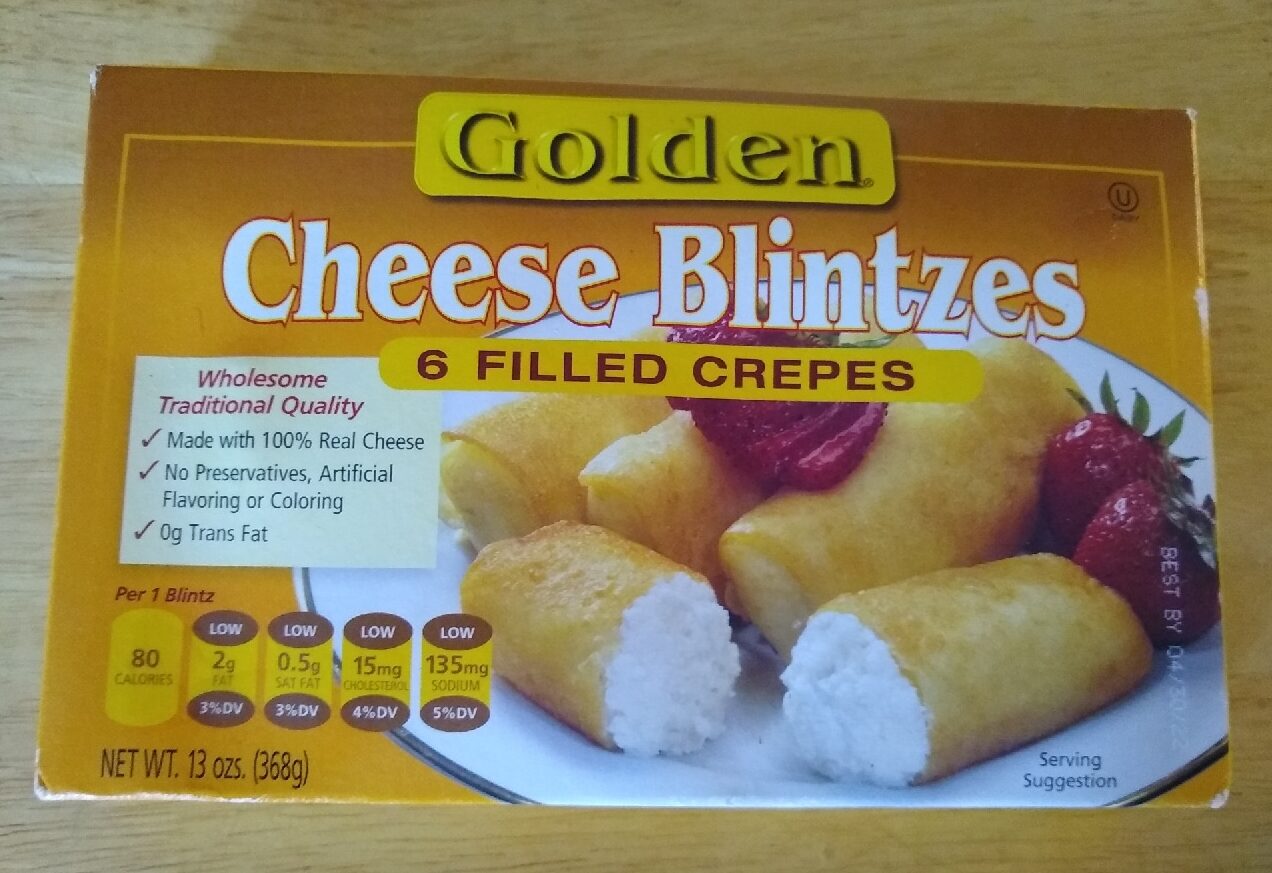 Golden Cheese Blintzes