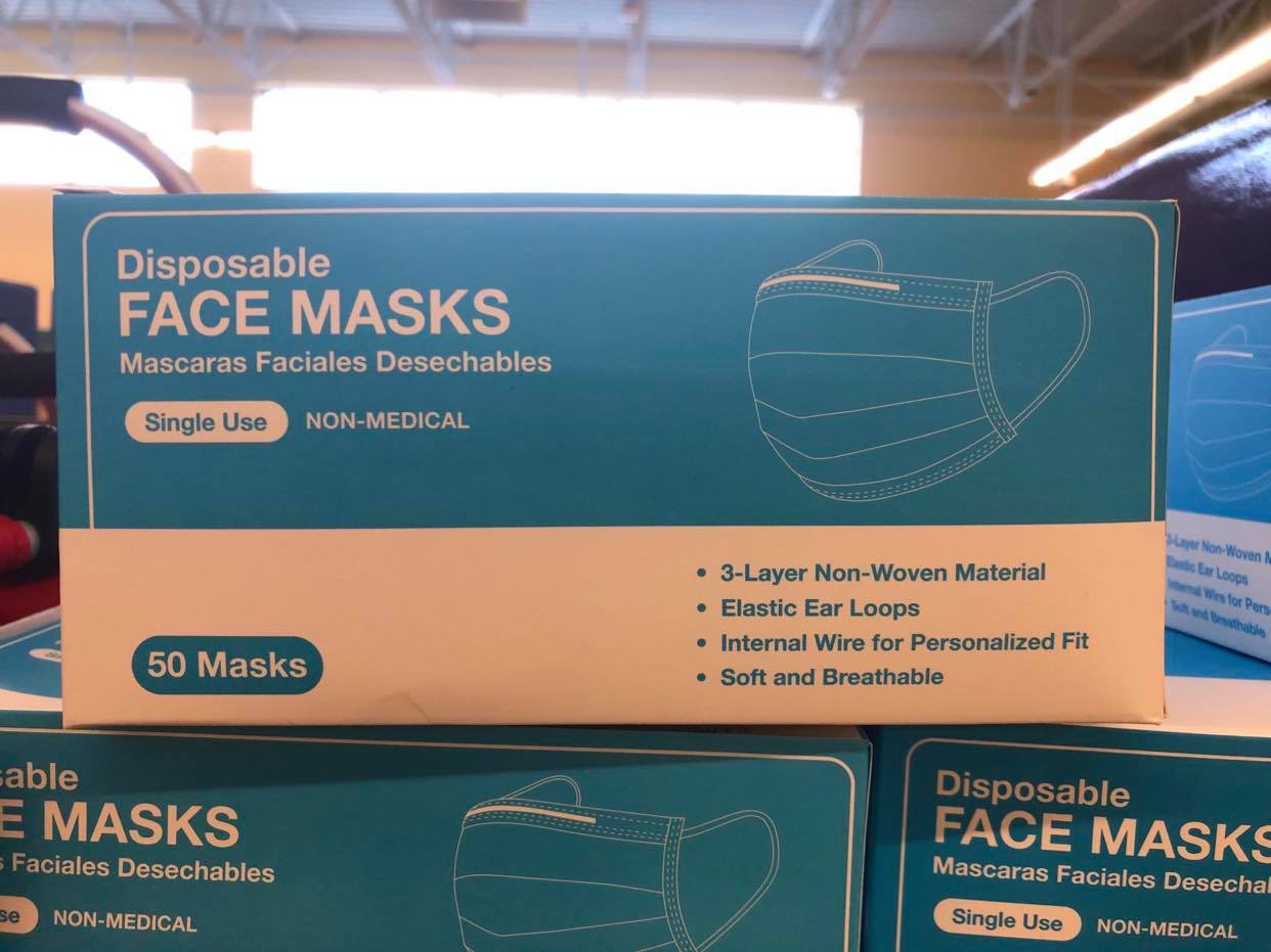 Aldi Disposable Face Masks