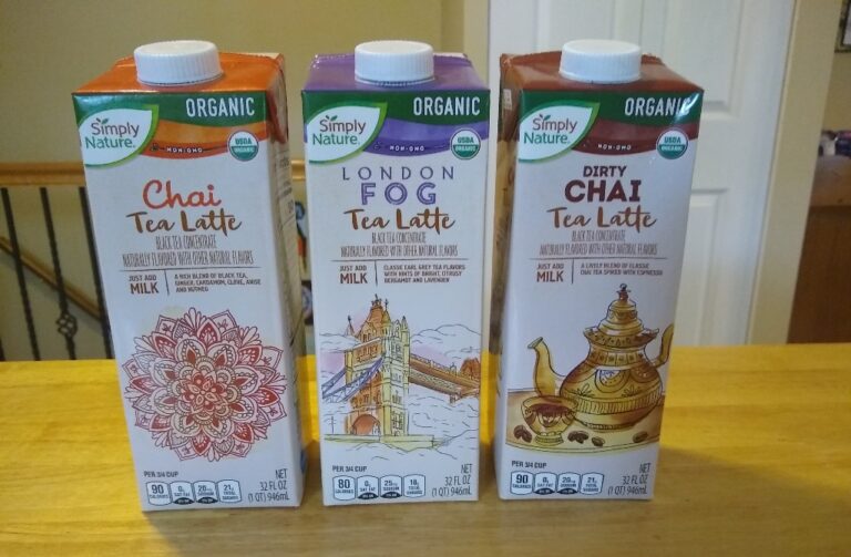 Simply Nature Tea Lattes