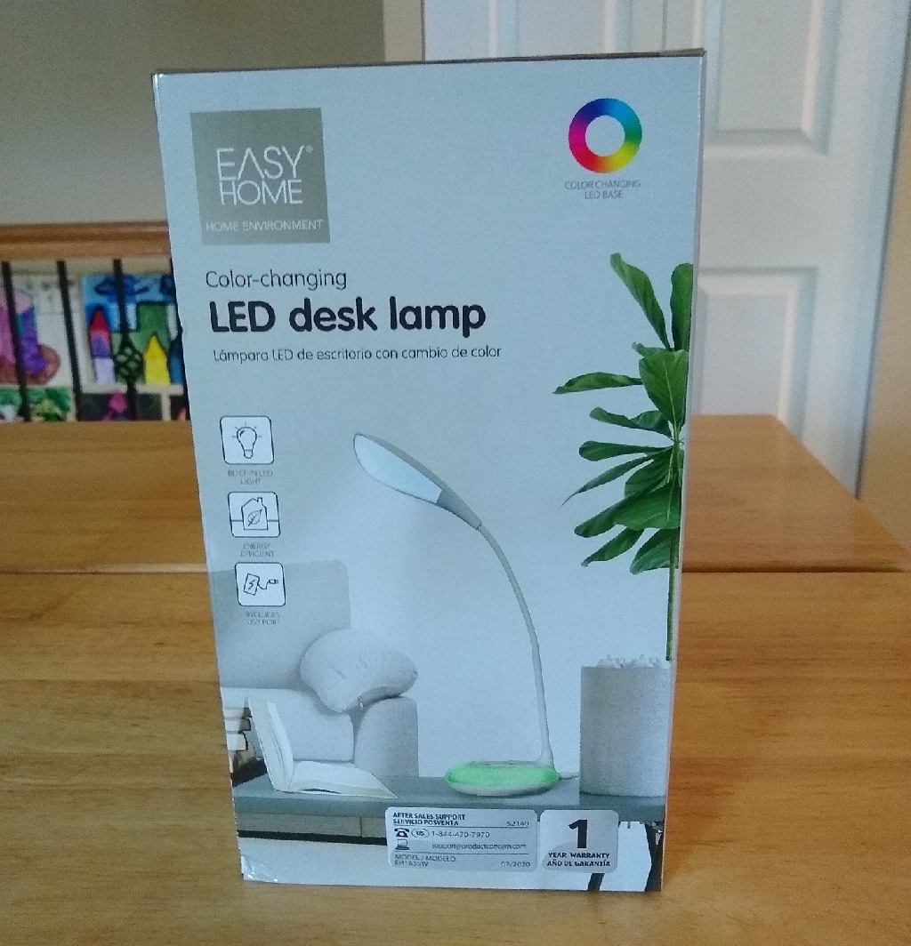 Promoten molecuul Turbulentie Easy Home Color-Changing LED Desk Lamp | ALDI REVIEWER