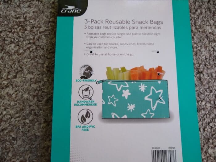 Crane Reusable Snack Bags