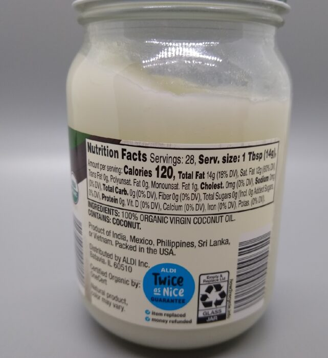 Simply Nature Organic Coconut Oil