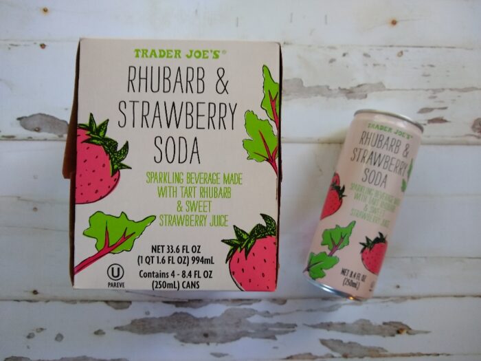Trader Joe's Rhubarb and Strawberry Soda