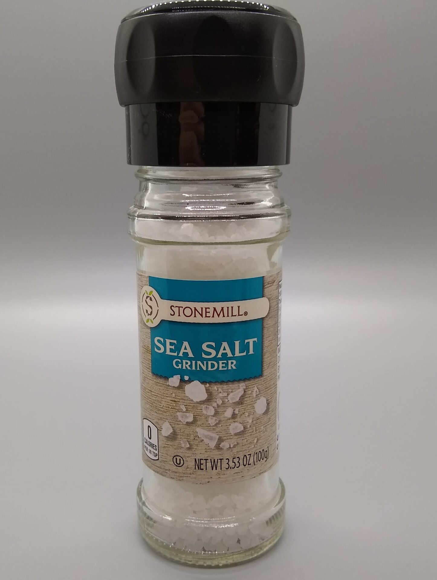 Stonemill Spice Grinders: Sea Salt, Himalayan Pink Salt, Black