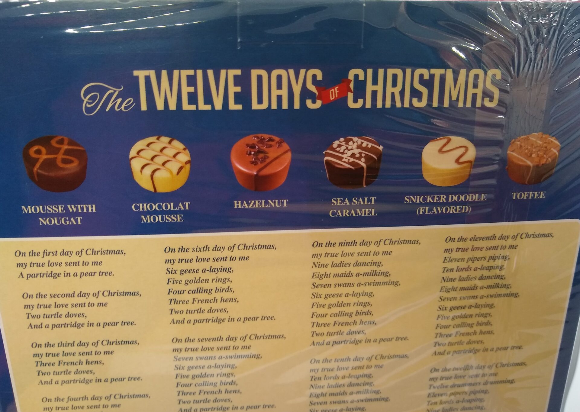 Moser Roth Twelve Days Of Christmas Advent Calendar With Chocolate Moser Roth Twelve Days Of Christmas Advent Calendar With Chocolate
