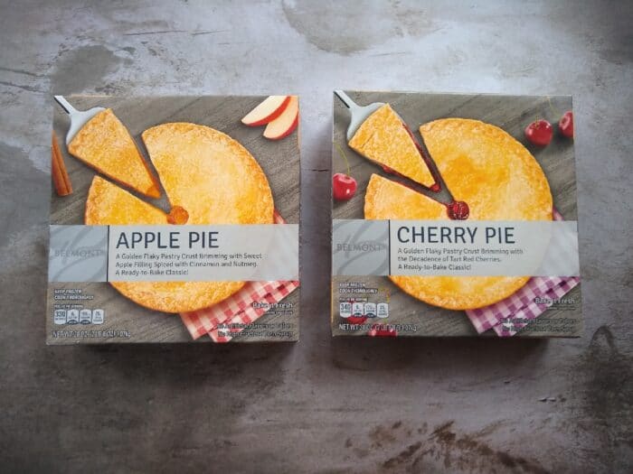 Belmont Cherry Pie and Belmont Apple Pie
