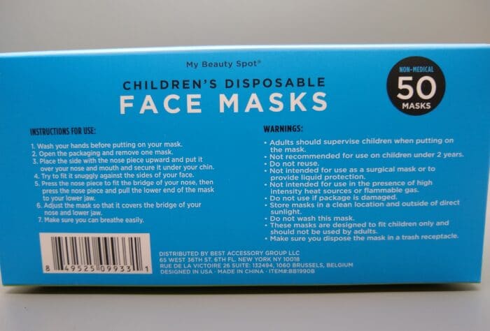 My Beauty Spot Disposable Face Mask