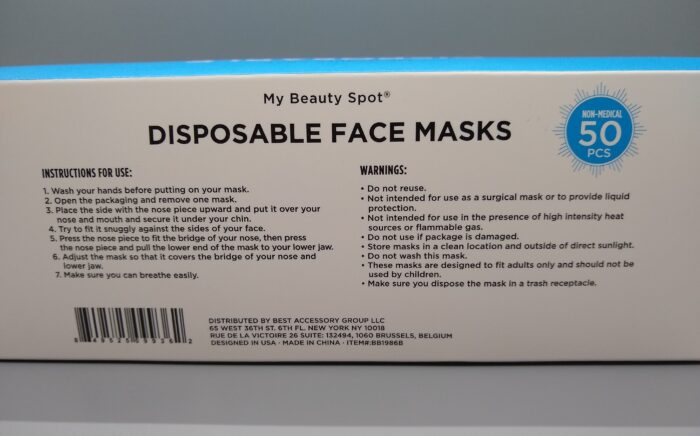 My Beauty Spot Disposable Face Mask