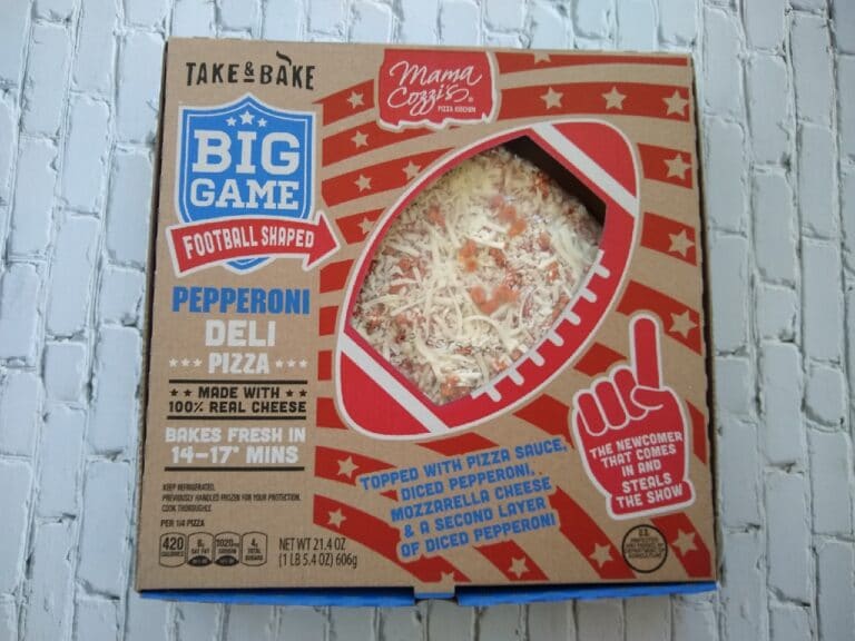 Mama Cozzi's Take & Bake Big Game Football Shaped Pepperoni Deli Pizza