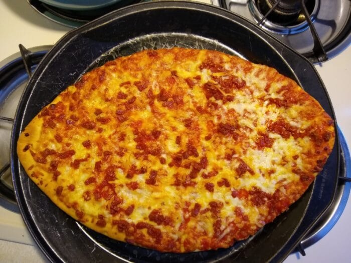 Mama Cozzi's Take & Bake Big Game Football Shaped Pepperoni Deli Pizza