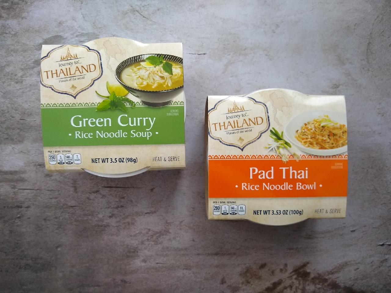 Journey to Thailand Pad Thai and Green Curry
