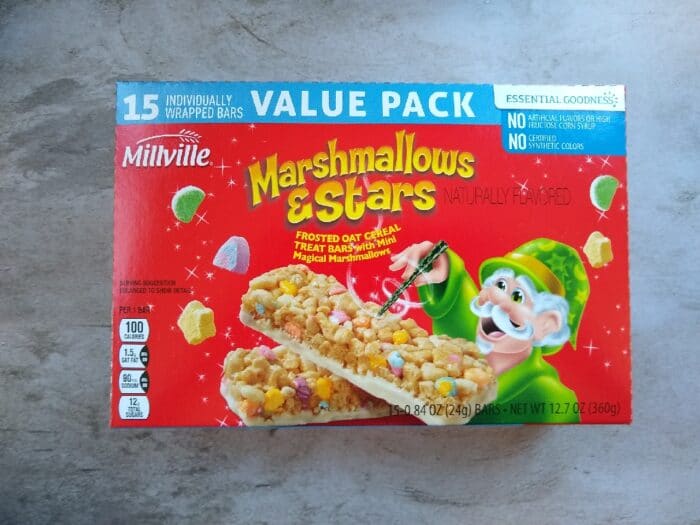 Millville Marshmallows and Stars Cereal Bars