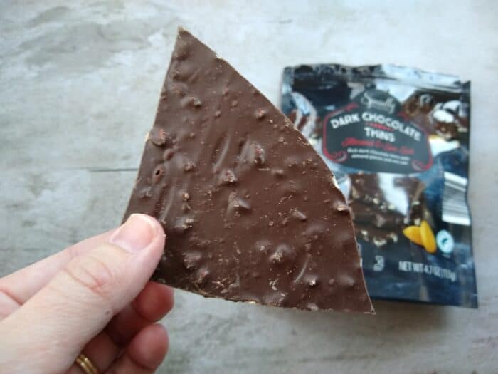 Specially Selected Dark Chocolate Thins with Almond and Sea Salt