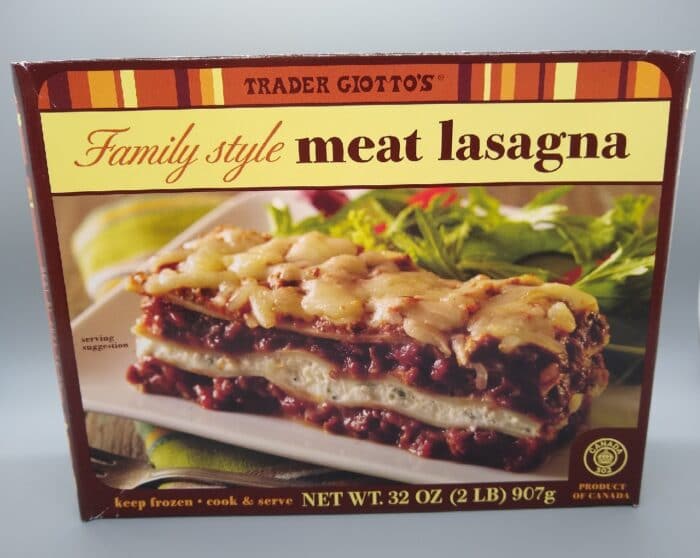 Trader Giotto's Family Style Meat Lasagna
