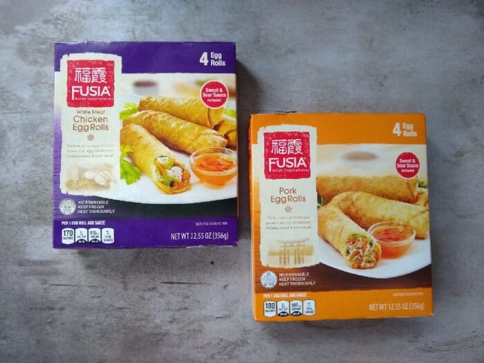 Fusia Asian Inspirations Chicken Egg Rolls or Pork Egg Rolls