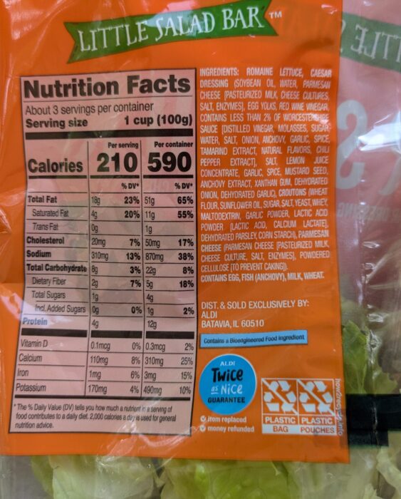 Little Salad Bar Caesar Salad Kit