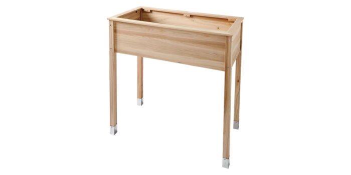 Belavi Wooden Raised Planter