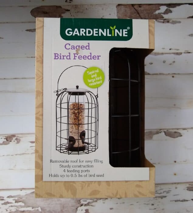 Gardenline Caged Bird Feeder