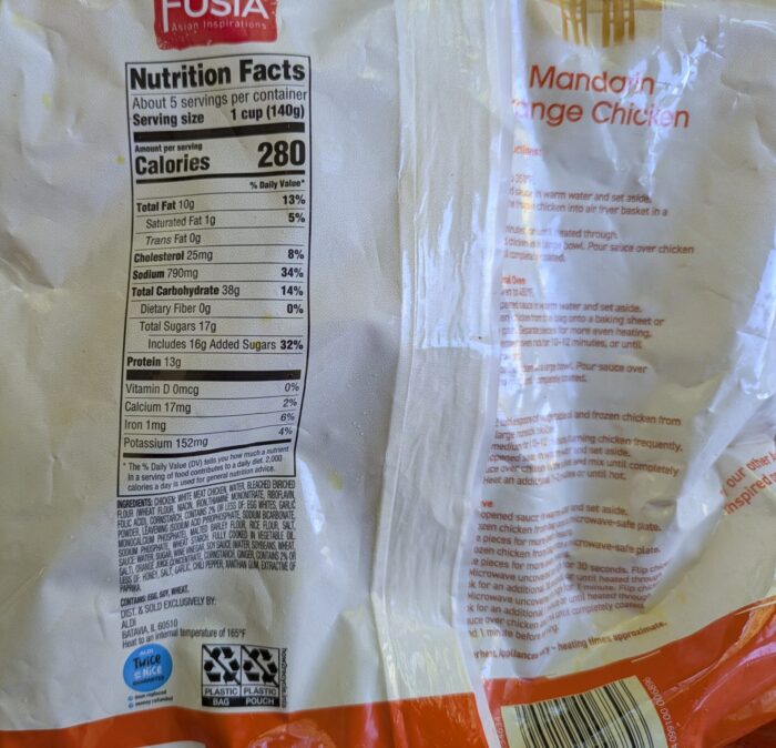 Fusia Asian Inspirations Mandarin Orange Chicken