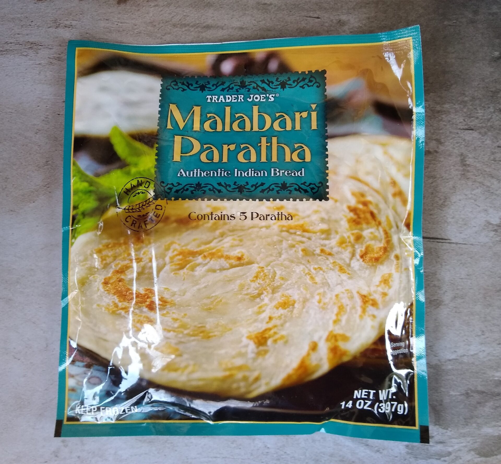 Trader Joe's Malabari Paratha