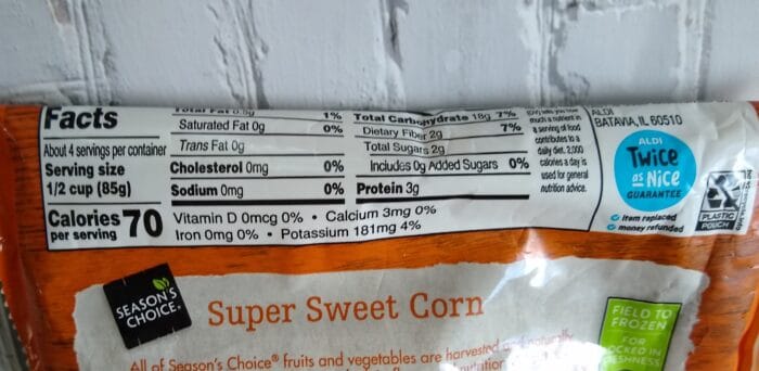 Season's Choice Steamed Super Sweet Corn