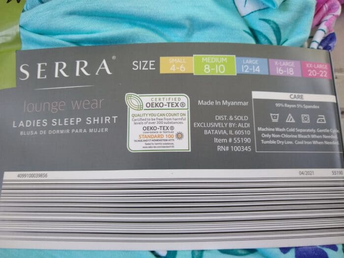 Serra Lounge Wear Ladies Sleep Shirt