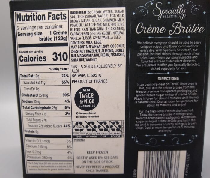 Specially Selected Crème Brûlée