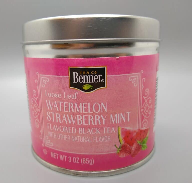 Benner Loose Leaf Watermelon Strawberry Mint Flavored Black Tea
