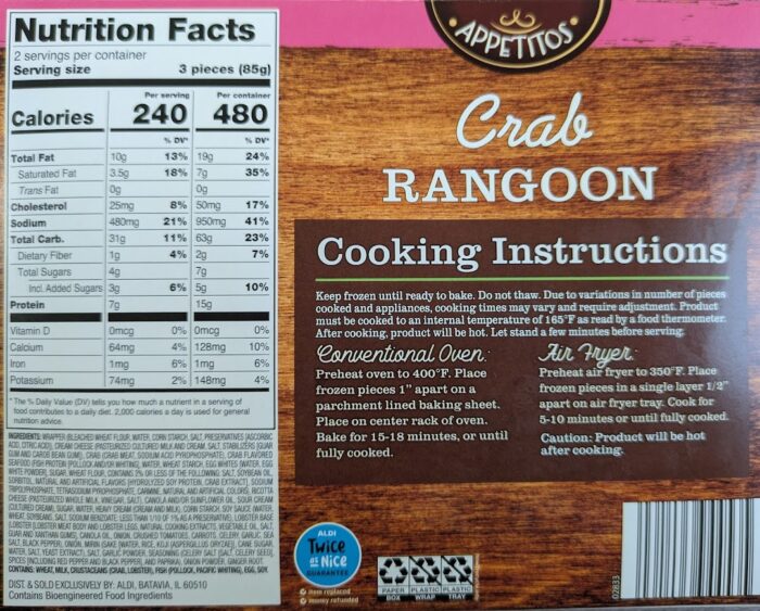 Appetitos Crab Rangoon 2