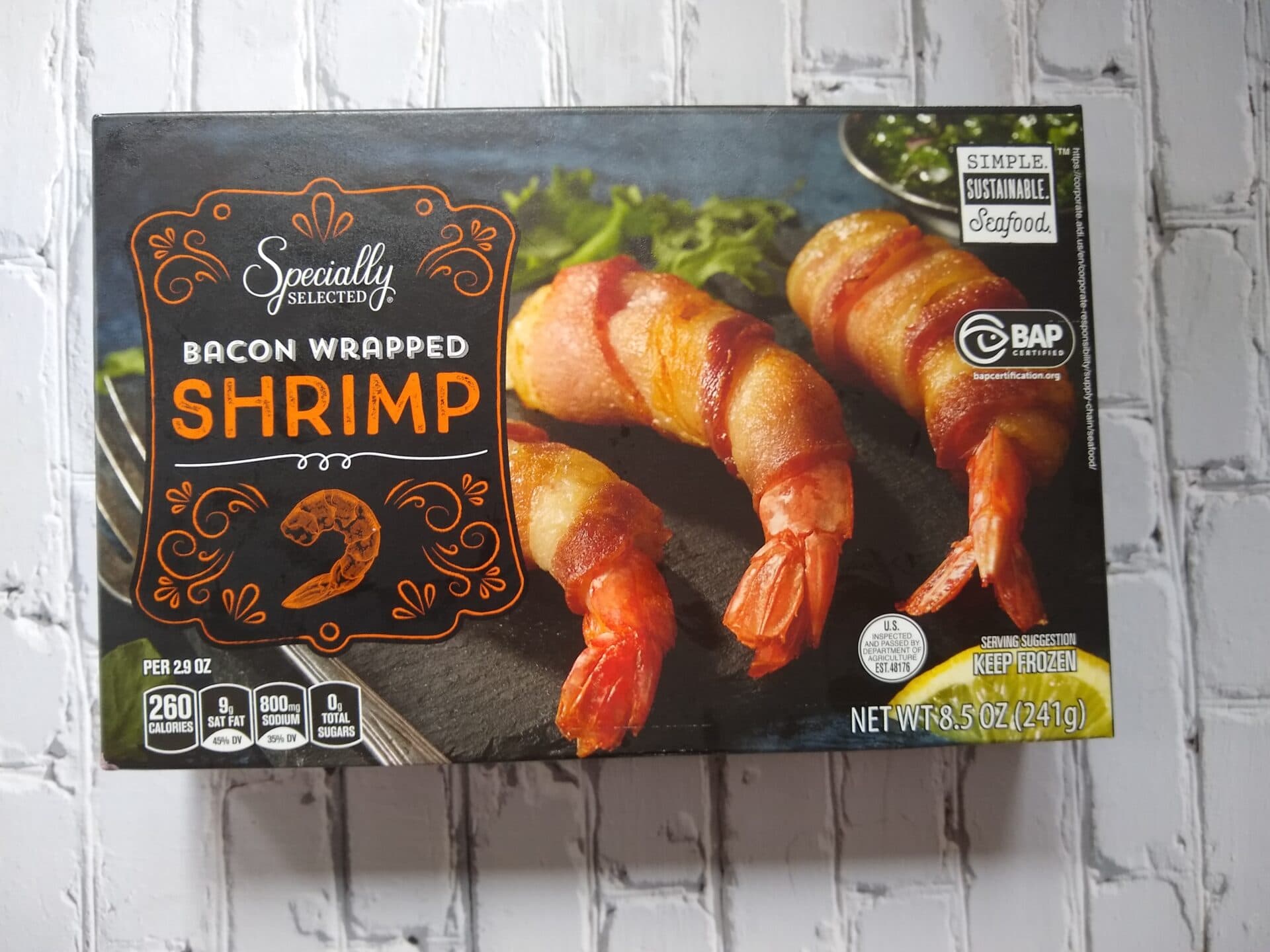 Specially Selected Bacon Wrapped Shrimp