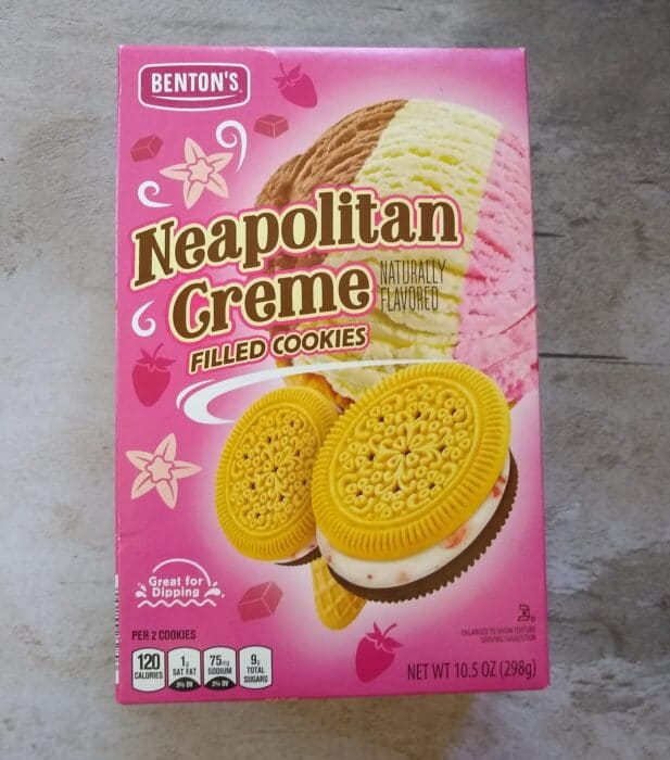 Benton's Neapolitan Creme Filled Cookies