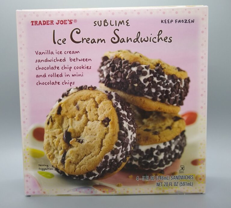 Trader Joe's Sublime Ice Cream Sandwiches