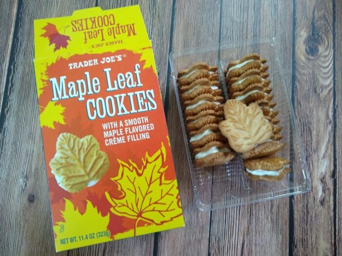 Trader Joe's Maple Leaf Cookies