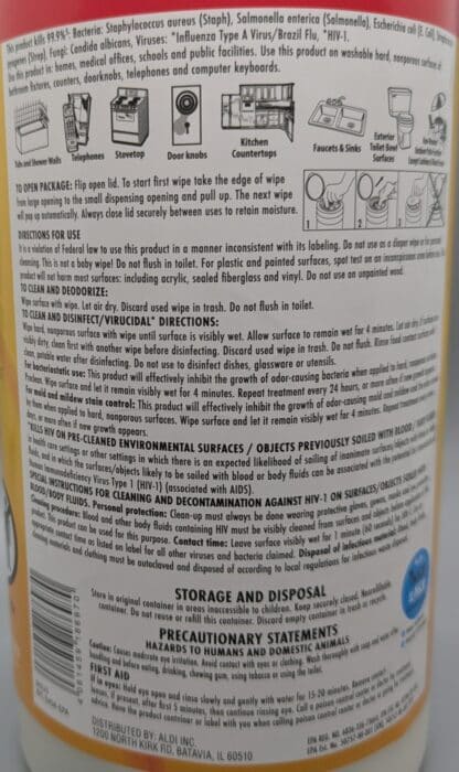 Radiance Disinfectant Wipes