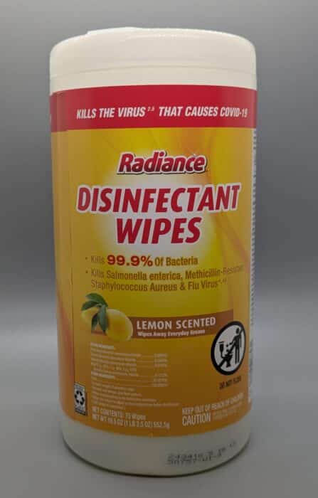 Radiance Disinfectant Wipes