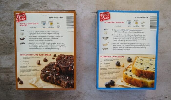 Baker's Corner Muffin and Quick Bread Mix