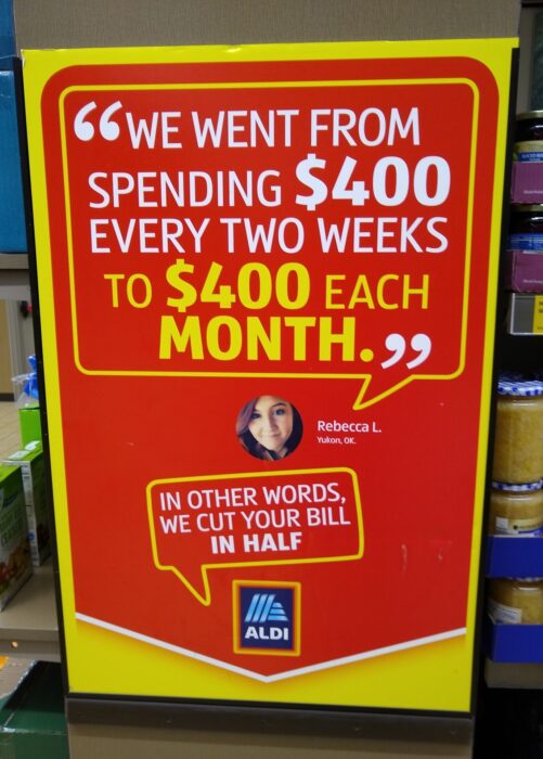 Aldi stock photo