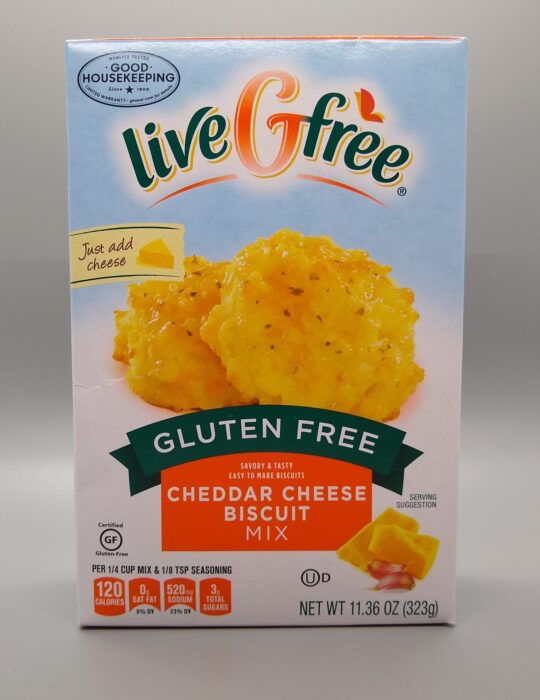 LiveGfree Gluten Free Cheddar Cheese Biscuit Mix