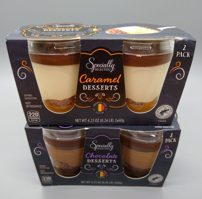 Specially Selected Chocolate and Caramel Mousse Desserts