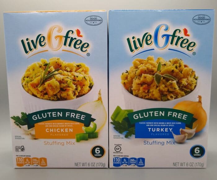 LiveGfree Chicken or Turkey Gluten Free Stuffing Mix