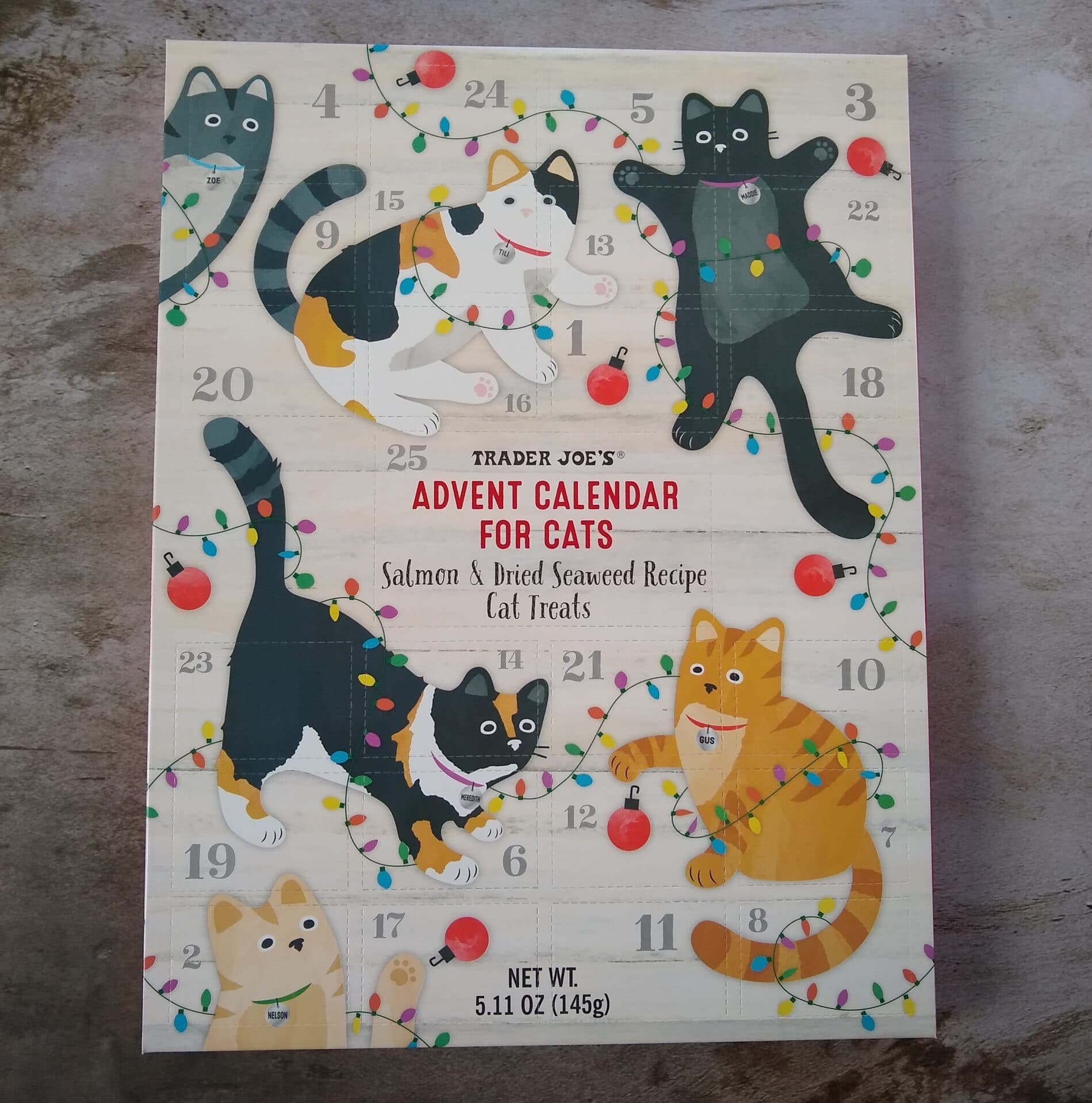 Trader Joe's Advent Calendar for Cats