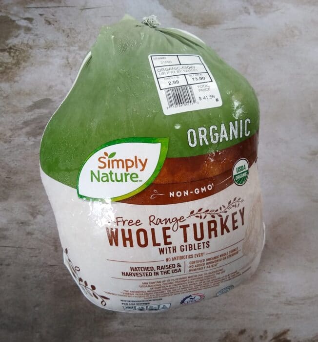 Simply Nature Organic Free Range Whole Turkey
