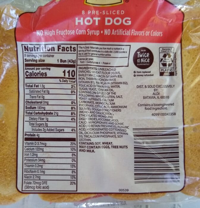 L'Oven Fresh Hot Dog Buns